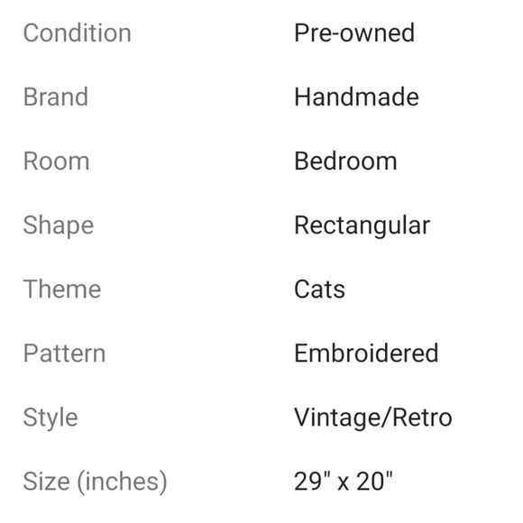 Vintage JC Penney Pillowcase Handmade Cat w Milk - Picture 8 of 8